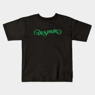 Despair Tentacles Cthulhu Typography Kids T-Shirt